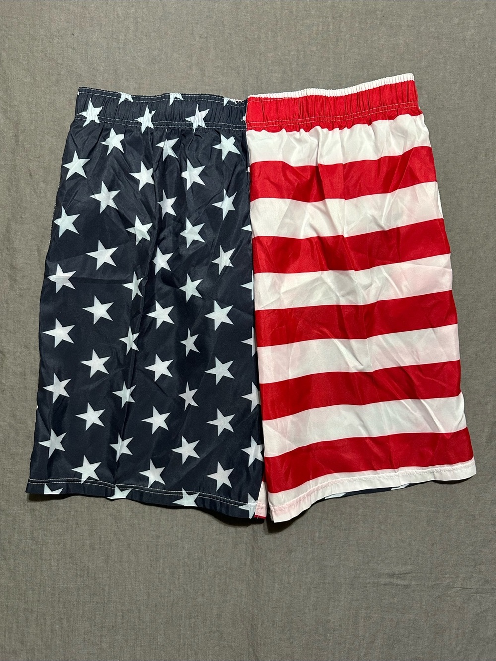 American Flag Swim Trunks – Red, White & Blue
